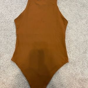 Brown Body Suit Size M